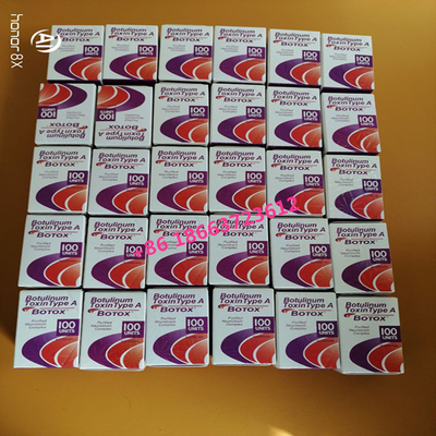 ボツリヌス菌の毒素が取除くAllergan  100iuの注入はしわが寄る