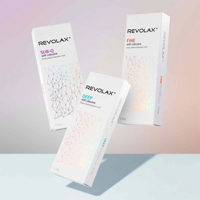 Revolaxの罰金の深い副Q Hyaluronic酸の十字は皮膚注入口1.1mlをつないだ