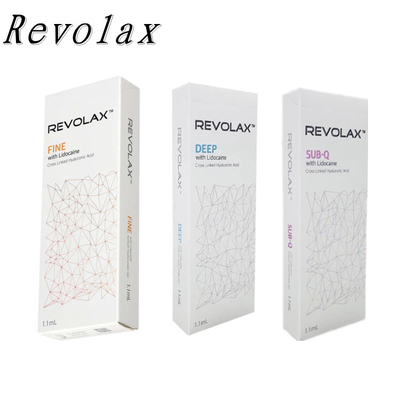 韓国1.1ml Revolaxの顔の容積のための十字によってつながれる皮膚注入口の注入