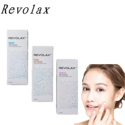 韓国1.1ml Revolaxの顔の容積のための十字によってつながれる皮膚注入口の注入