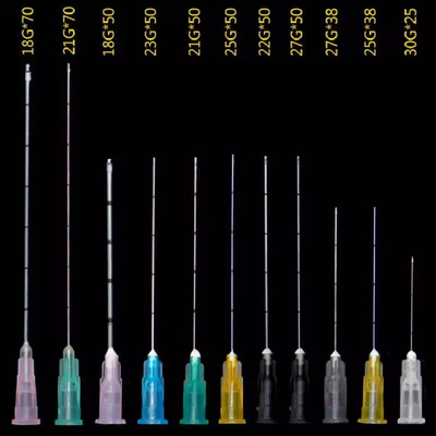 23G 使い捨ての美容用ヒアルロン酸 鈍い針 注射針