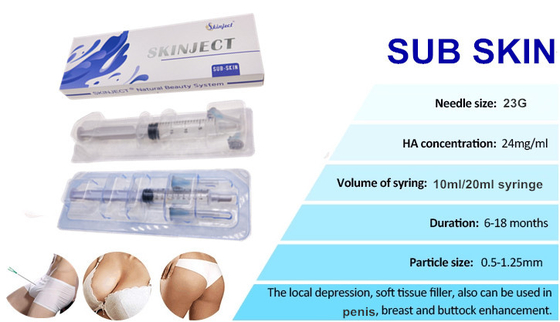 10 ml 20 ml HA 臀部増強用皮膚充填剤（臀部および乳房用）