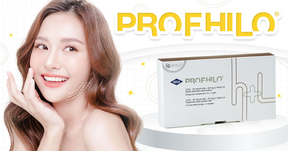 2ml架橋ヒアルロン酸フィラー PROFHILO アンチエイジングスキン治療 顔 白 効果的 肌の若返り