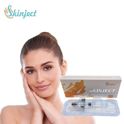 Skinjectの十字によってつながれるヒアルロン酸の唇の注入