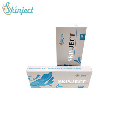 Skinject 2つのMLのHyaluronic酸の皮膚注入口の顔の満ちる唇の拡大
