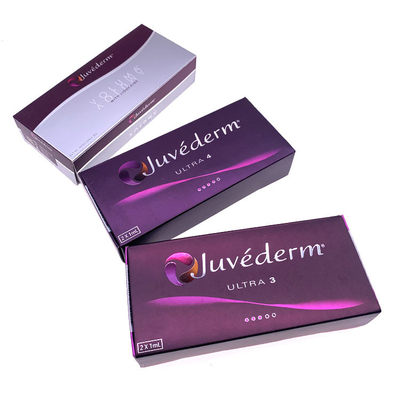 JuvedermのHyaluronic酸の十字は皮膚注入口の唇の注入をつないだ