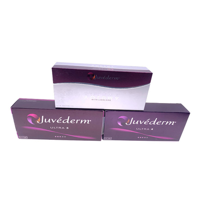 JuvedermのHyaluronic酸の十字は皮膚注入口の唇の注入をつないだ