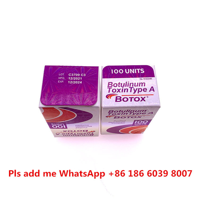 Allergan Btxの白い粉のボツリヌス菌の毒素100ui Botaxの注入Toxina Botulinica