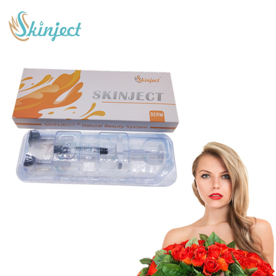 Skinject 2mlの十字は注射可能なHyaluronic酸の唇の注入口をつないだ