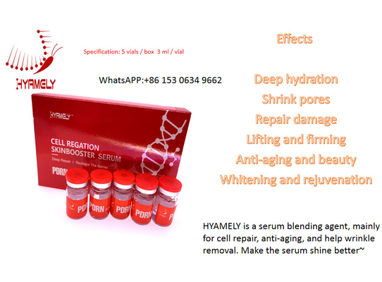 3ml Hyamely Pdrn MicroneedlingのMeso血清のHyaluronicペンの注入