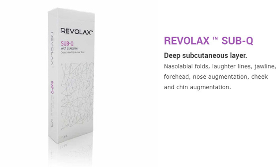 良く深い副Q十字はHyaluronic酸の皮膚注入口Revolaxをつないだ