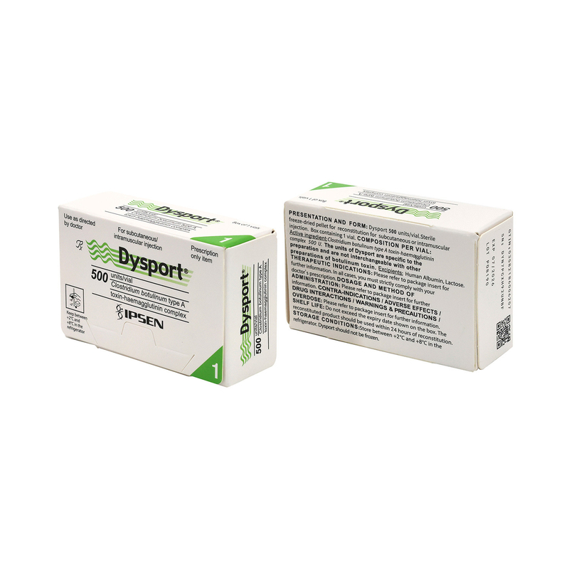 DYSPORT 500 ユニット 顔線用 ボツリン毒素A型