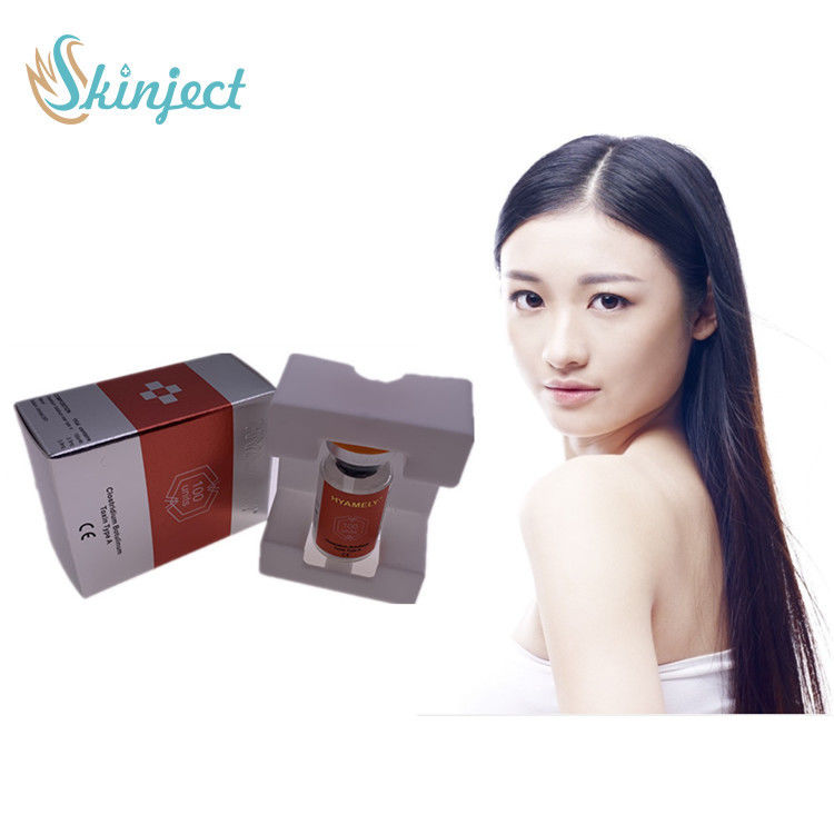 Hyamelyのタイプ ボツリヌス菌の毒素100の単位の BTXのHyaluronic酸の皮膚注入口